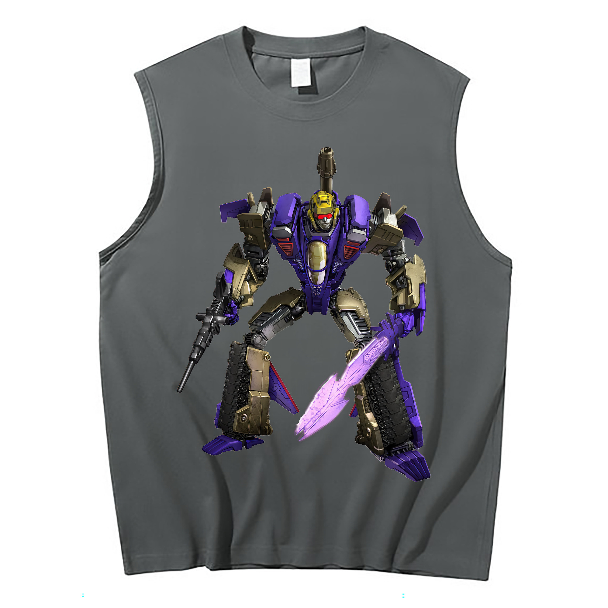（画像用） Transformers トランスフォーマー コットン100％タンクトップ（フロントプリント）
